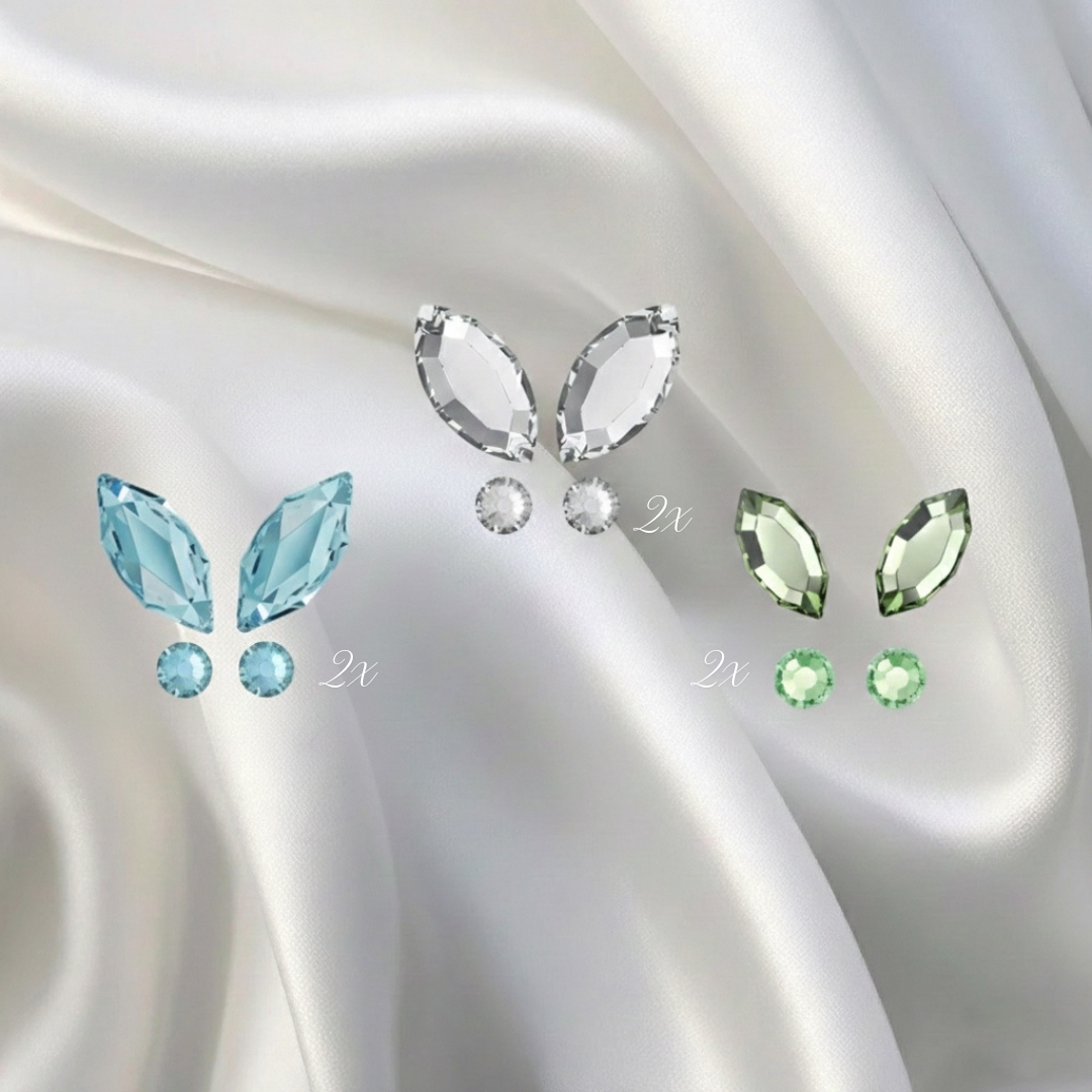 New! Beach Butterfly - Tooth Gem Set Limited !