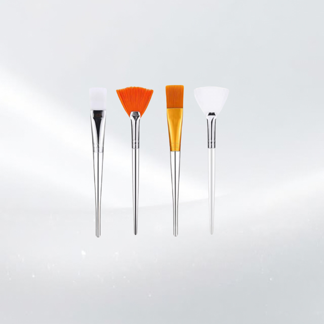 4-teiliges Gesichtsmasken-Pinsel-Set