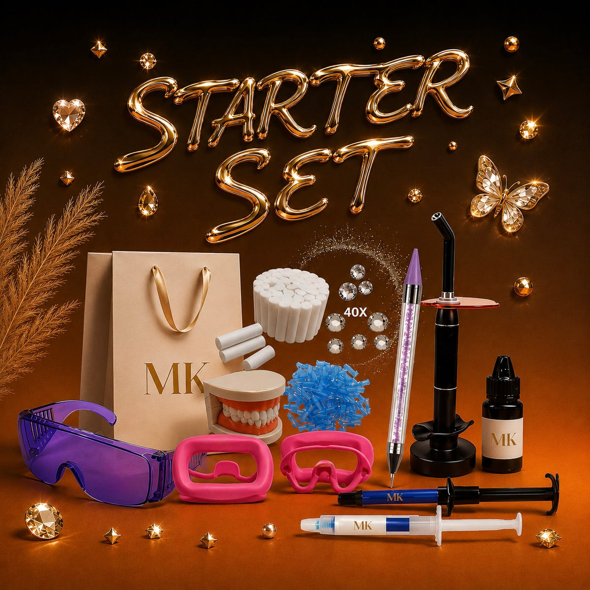 Zahnschmuck Starter-Set