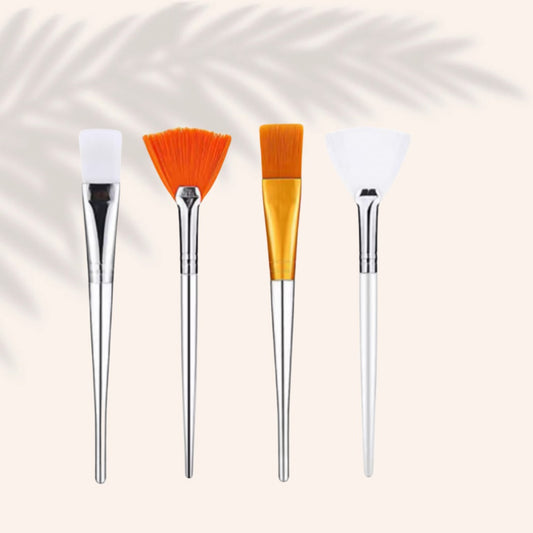 4-teiliges Gesichtsmasken-Pinsel-Set
