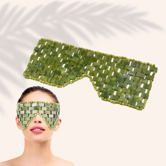 Natürliche Jade Gesicht- & Augenmaske