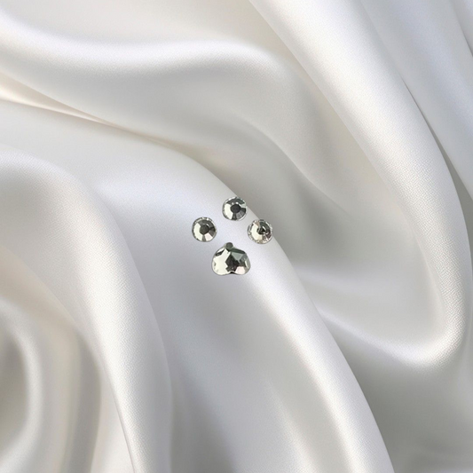 Zahnschmuck Tier Pfötchen Kristalle 1 Set