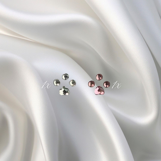 Zahnschmuck Tier Pfötchen Set